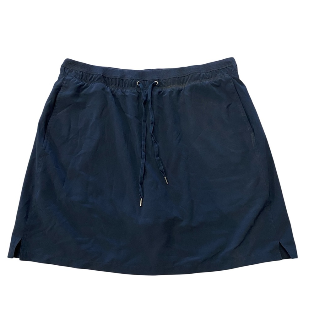 Green Tea XXL Skort Womens Navy Athletic Drawstring Pockets Golf Tennis‎ Sporty